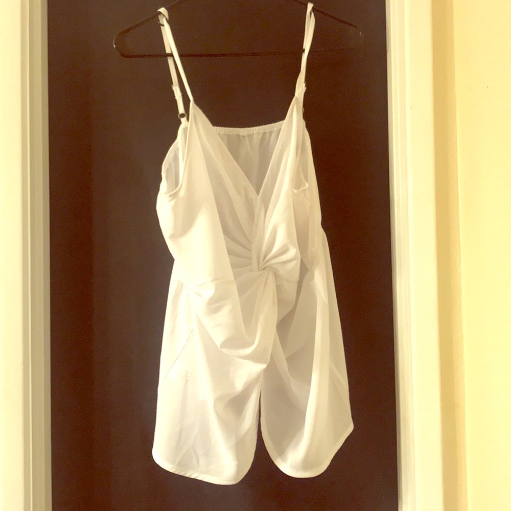 White tank top